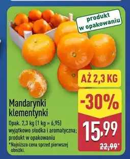 ALDI Mandarynki klementynki Aldi oferta