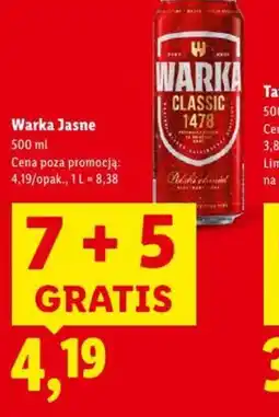 Lidl Warka Jasne oferta