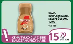 Selgros Kawa rozpuszczalna nescafé crema oferta