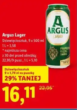 Lidl Argus Lager oferta