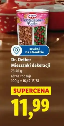 Lidl Dr. Oetker Mieszanki dekoracji oferta