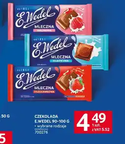 Selgros Czekolada e.wedel oferta