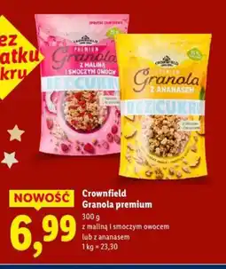 Lidl Crownfield Granola premium oferta