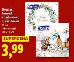 Lidl Floralys Serwetki oferta