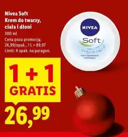 Lidl Nivea Soft oferta