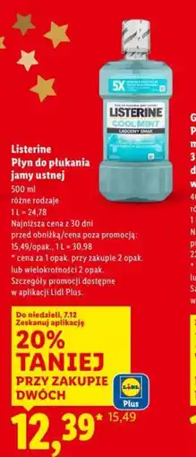 Lidl Listerine oferta