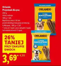 Lidl Orlando Przysmak dla psa oferta