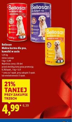 Lidl Bellesan Mokra karma dla psa oferta