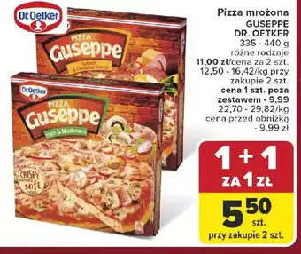 Carrefour Pizza mrożona GUSEPPE oferta