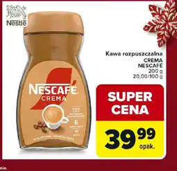 Carrefour Kawa rozpuszczalna NESCAFÉ CREMA oferta