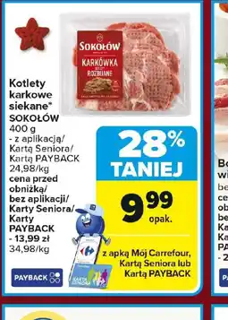 Carrefour Kotlety karkowe siekane Sokołów oferta