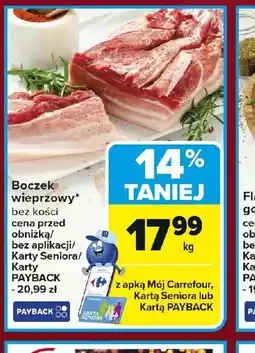 Carrefour Boczek wieprzowy oferta