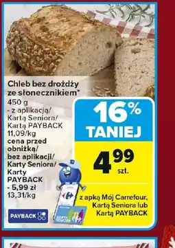 Carrefour Chleb bez drożdży oferta