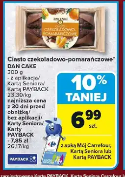 Carrefour Ciasto czekoladowo-pomarańczowe DAN CAKE oferta