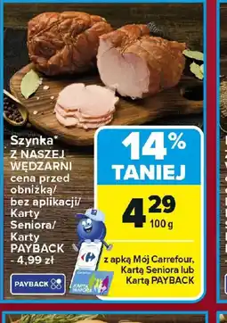 Carrefour Szynka oferta