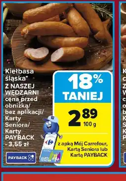 Carrefour Kiełbasa śląska oferta
