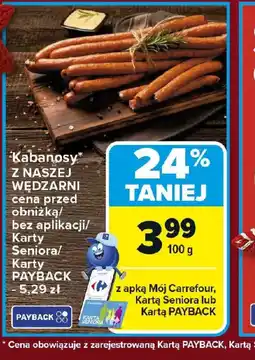 Carrefour Kabanosy oferta