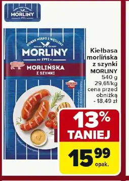 Carrefour Kiełbasa morlińska oferta