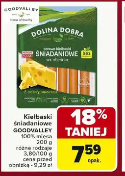 Carrefour Kiełbaski śniadaniowe oferta
