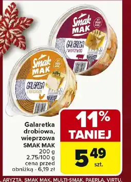 Carrefour Galaretka drobiowa, wieprzowa SMAK MAK oferta