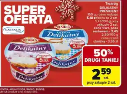 Carrefour Twaróg Delikatny President oferta