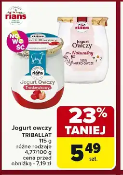 Carrefour Jogurt owczy TRIBALLAT oferta