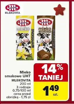 Carrefour Mleko smakowe UHT oferta