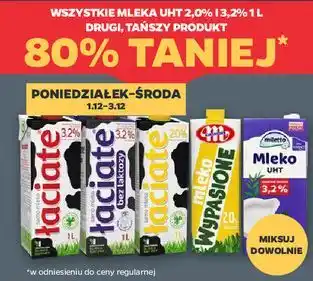 Netto Mleka UHT 2% i 3.2% oferta