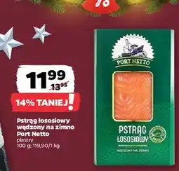 Netto Pstrąg łososiowy wędzony plastry Port Netto oferta