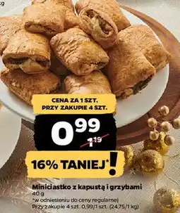 Netto Mini ciastko z kapustą i grzybami oferta