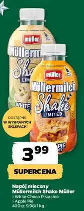 Netto Napój mleczny apple pie Mullermilch Shake oferta