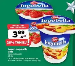 Netto Jogurt truskawka Zott Jogobella oferta