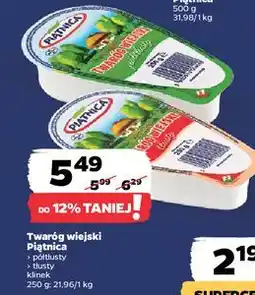 Netto Twaróg wiejski półtłusty Piątnica oferta