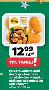 Netto Roladki devolay z kurczaka nadzieniem maślano-czosnkowym Sun Valley oferta