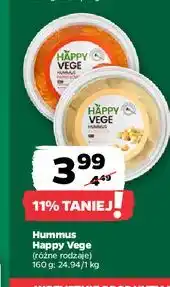 Netto Hummus pomidorowy Happy Vege oferta