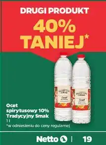 Netto Ocet spirytusowy 10% Tradycyjny Smak oferta