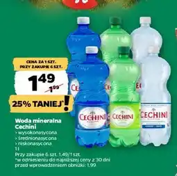 Netto Woda wysokomineralizowana Muszyna Cechini oferta