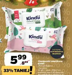 Netto Chusteczki wilgotne ultra sensitive Cleanic Kindii oferta