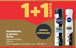 Netto Antyperspirant clear Nivea Invisible Black & White oferta