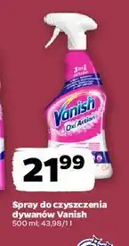 Netto Spray do dywanów i tapicerki Vanish Oxi Action oferta