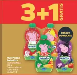 Netto Mus morele z jabłkiem i gruszką peppa pig Bobovita oferta