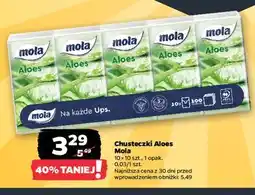 Netto Chusteczki higieniczne sensitive aloe vera Mola oferta