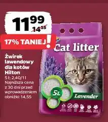 Netto Żwirek dla kota bentonitowy lawenda Hilton oferta
