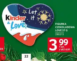 Selgros Figurka czekoladowa love oferta