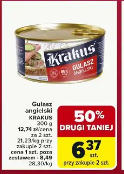 Carrefour Gulasz angielski Krakus oferta