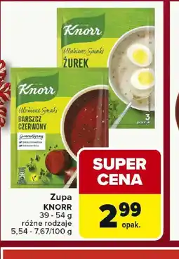 Carrefour Zupa KNORR oferta