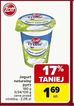 Carrefour Jogurt naturalny oferta