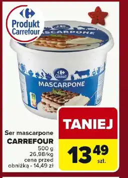 Carrefour Ser mascarpone Carrefour oferta