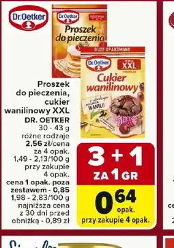 Carrefour Proszek do pieczenia, cukier wanilinowy XXL oferta