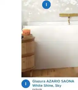 Blu Glazura Azario Radna White Shine oferta